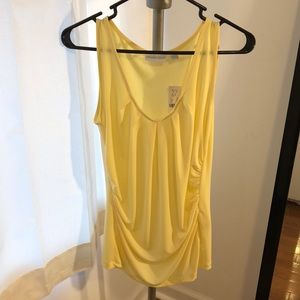 Yellow New York and Company tank top
